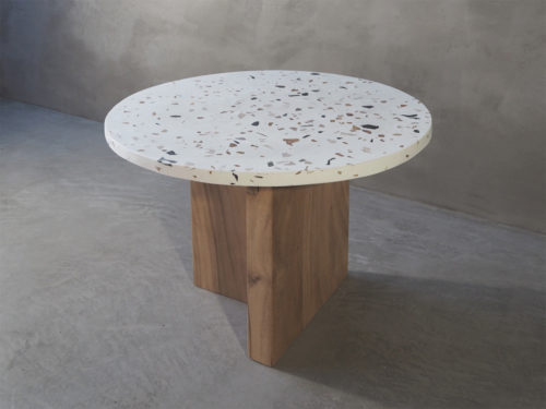 Terrazzo bord, sofabord, sidebord, rotting