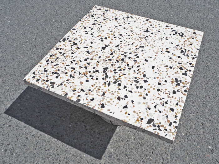Terrazzo bord, sofabord, sidebord, rosa terrasso, marmor