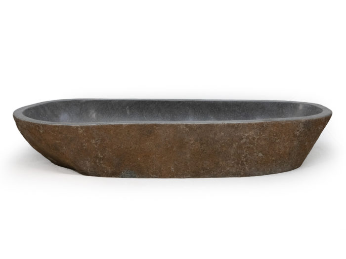 Bali steinvask, elvestein, håndlaget, steinvask, steinservant, bad
