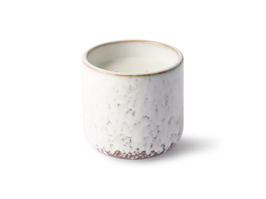 Duftlys, keramikkduftlys, Keramikkkrus, keramikkkopp, oppbevaringskrus, Oppbevaringskrukke, blomsterpotte, resikulert, 70s, HKLiving, Japandi, håndlaget, keramikk, servering, kjøkken, by Bjørkheim, surfinspirert, interiørdesign, retro,