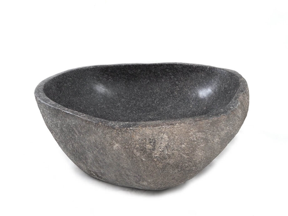 Bali steinvask, elvestein, håndlaget, steinvask, steinservant, bad, by Bjørkheim, surfinspirert, møbler, interiørdesign, japandi