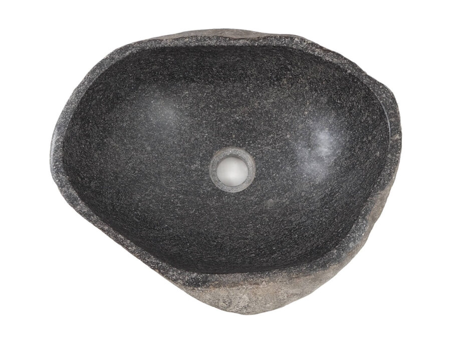 Bali steinvask, elvestein, håndlaget, steinvask, steinservant, bad, by Bjørkheim, surfinspirert, møbler, interiørdesign, japandi
