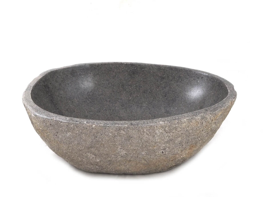Bali steinvask, elvestein, håndlaget, steinvask, steinservant, bad, by Bjørkheim, surfinspirert, møbler, interiørdesign, japandi