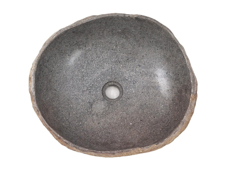 Bali steinvask, elvestein, håndlaget, steinvask, steinservant, bad, by Bjørkheim, surfinspirert, møbler, interiørdesign, japandi