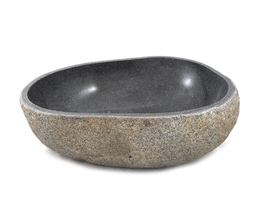Bali steinvask, elvestein, håndlaget, steinvask, steinservant, bad, by Bjørkheim, surfinspirert, møbler, interiørdesign, japandi