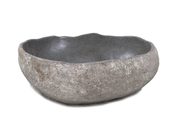 Bali steinvask, elvestein, håndlaget, steinvask, steinservant, bad, by Bjørkheim, surfinspirert, møbler, interiørdesign, japandi