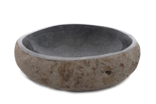 Bali steinvask, elvestein, håndlaget, steinvask, steinservant, bad, by Bjørkheim, surfinspirert, møbler, interiørdesign, japandi