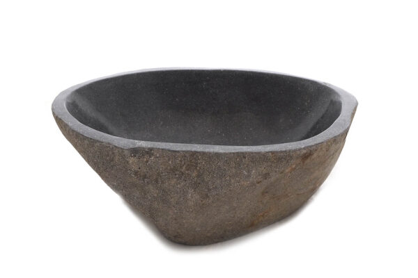 Bali steinvask, elvestein, håndlaget, steinvask, steinservant, bad, by Bjørkheim, surfinspirert, møbler, interiørdesign, japandi