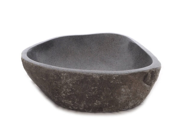 Bali steinvask, elvestein, håndlaget, steinvask, steinservant, bad, by Bjørkheim, surfinspirert, møbler, interiørdesign, japandi