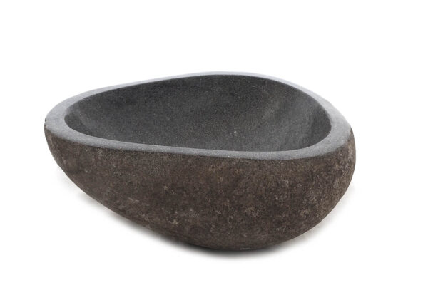 Bali steinvask, elvestein, håndlaget, steinvask, steinservant, bad, by Bjørkheim, surfinspirert, møbler, interiørdesign, japandi